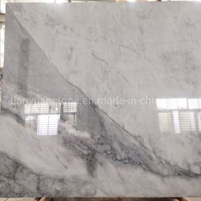 Customize Polished White Marble Tiles Flooring